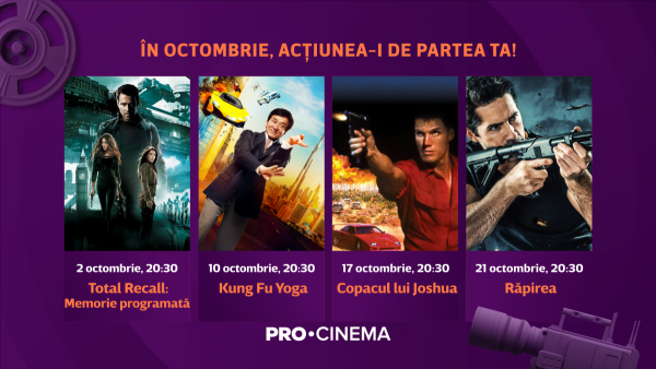 Evenimentele din luna octombrie sunt sărbătorite prin producții cinematografice de neratat