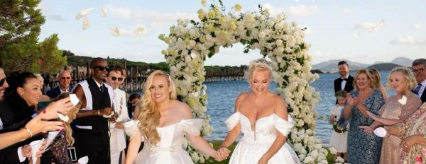 Două mirese și o singură nuntă. Imagini de la căsătoria lui Rebel Wilson cu Ramona Agruma