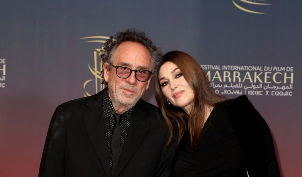 Tim Burton și Monica Bellucci, apariție rafinată la Festivalul de Film de la Marrakech