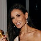 Demi Moore, câștigătoare la Globul de Aur la 62 de ani. Care a fost reacția familiei sale?