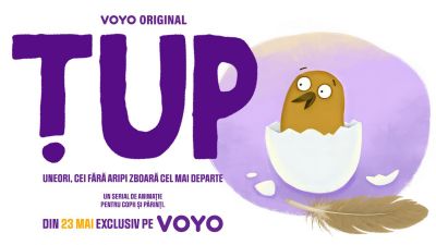 Andreea Esca, Amalia Enache, Paula Herlo și Cristian Leonte dau viață personajelor din ȚUP, primul serial de animație românesc de pe VOYO