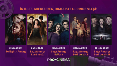 Saga Amurg revine la PRO CINEMA!