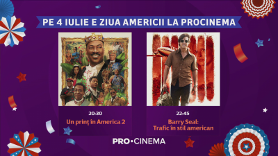 Sărbătorește Ziua Americii la PRO CINEMA cu două filme emblematice