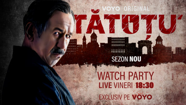 Actorii din TĂTUȚU își dau întâlnire LIVE, pe VOYO, cu fanii serialului