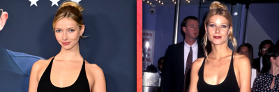 Gwyneth Paltrow acum 30 de ani? Nu, e fiica sa, &icirc;n rochia ei de acum trei decenii
