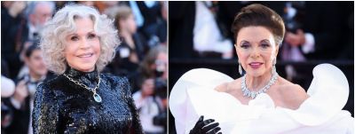 Au &icirc;n jur de 90 de ani, dar arată uluitor! Jane Fonda și Joan Collins le-au dau clasă mai tinerelor actrițe la Cannes