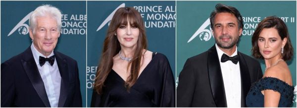 Monica Bellucci, Richard Gere și rom&acirc;nca noastră Catrinel Marlon, la gala caritabilă al Prințului Albert de Monaco