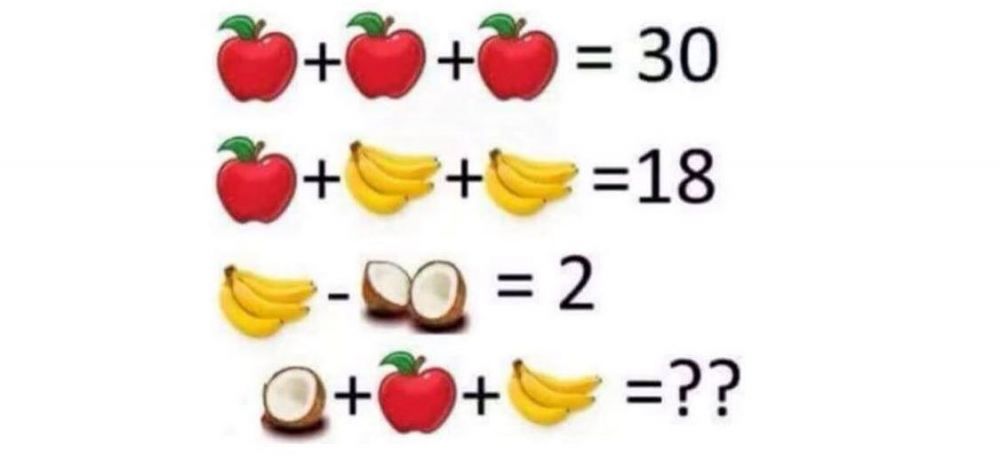 Pro Tv Problema De Matematica Pe Care Foarte Putini O Rezolva Din Prima Care Este Rezultatul Corect