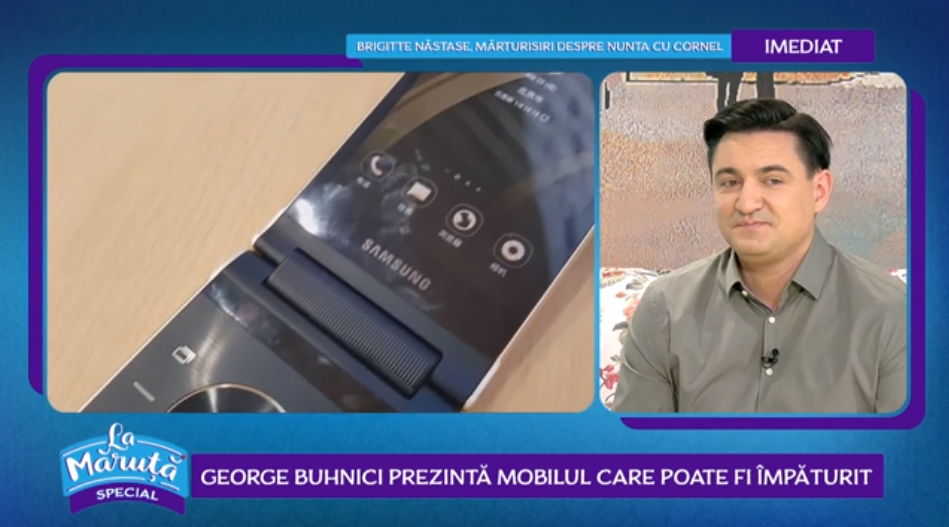 VIDEO George Buhnici prezintÄƒ mobilul care poate fi