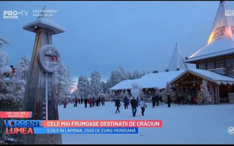 VIDEO Cele mai frumoase destinații de Crăciun