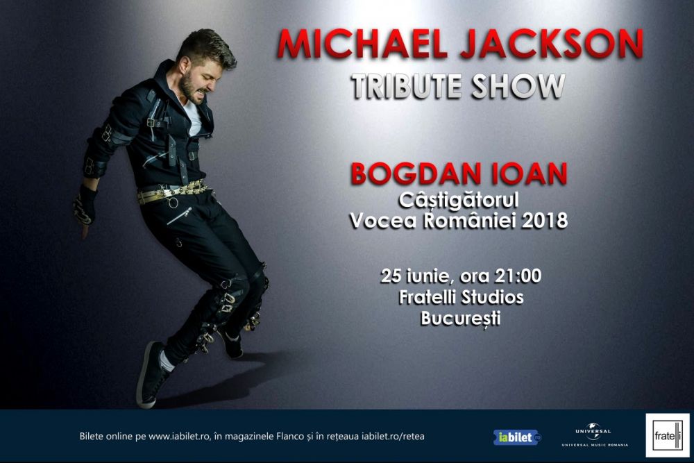 Bogdan Ioan CaÈ™tigÄƒtorul Vocea Romaniei 2018 Te InvitÄƒ La Cel Mai Tare Michael Jackson Tribute Show Pro Tv