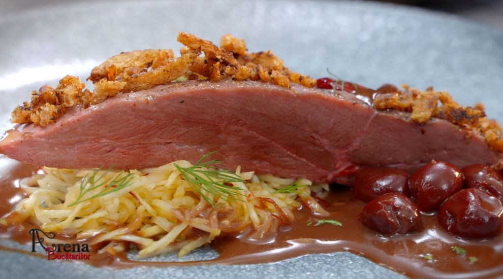 
	ARENA BUCATARILOR: Foie-gras rocher cu confit din pepene galben
