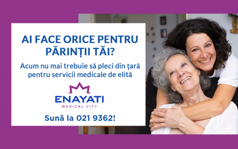 (P) Enayati Medical City: orașul medical ce pune la dispoziția pacientului vârstnic servicii medicale la standarde europene