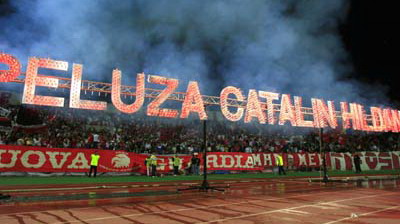 "Unicul Capitan" Catalin Haldan, comemorat de fanii lui Dinamo!