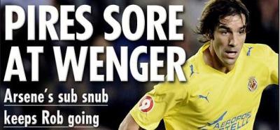 Pires vrea RAZBUNARE, Wenger: "Ne gandim la FINALA". Villarreal - Arsenal, www.sport.ro, AZI, 21:45