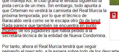 AS: "Rada la Murcia a ajuns intr-un punct mort"