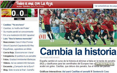 Marca: "Spania schimba istoria"