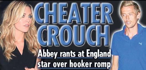 FOTO / Abbey Clancy este devastata dupa ce a aflat ca Peter Crouch a inselat-o cu o prostituata: