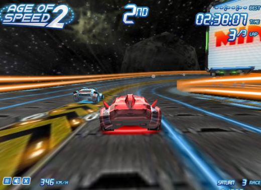 Formula 1 in decoruri de Total Recall: curse de masini in spatiu