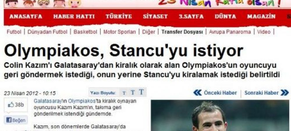 Salvarea lui Stancu vine de la cea mai DISTRUSA tara din Europa de criza! <span style="color: rgb(255,0,0)">Unde vrea sa-l exileze Galata la vara</span>