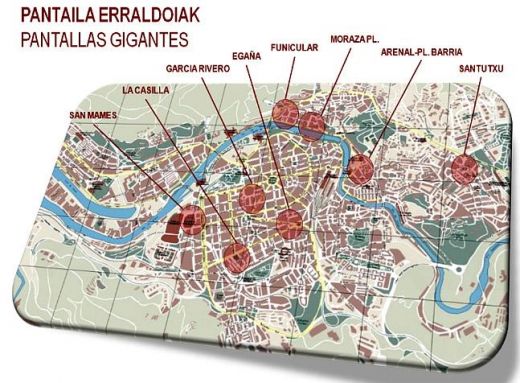 <span style="color:#f00;">NEBUNIE</span> la Bilbao! Traficul <span style="color:#f00;">PARALIZAT </span>de finala MAGICA de la Bucuresti! Ecrane GIGANT in tot orasul! Revolutie de 24 de ore dupa meci