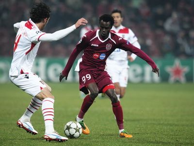 Sougou i-a innebunit pe englezi! <span style="color:#f00;">Idolul fanilor CFR-isti este vanat de doua nume GIGANT din fotbalul englez! </span>Ce super echipe din Premier League l-au urmarit aseara: