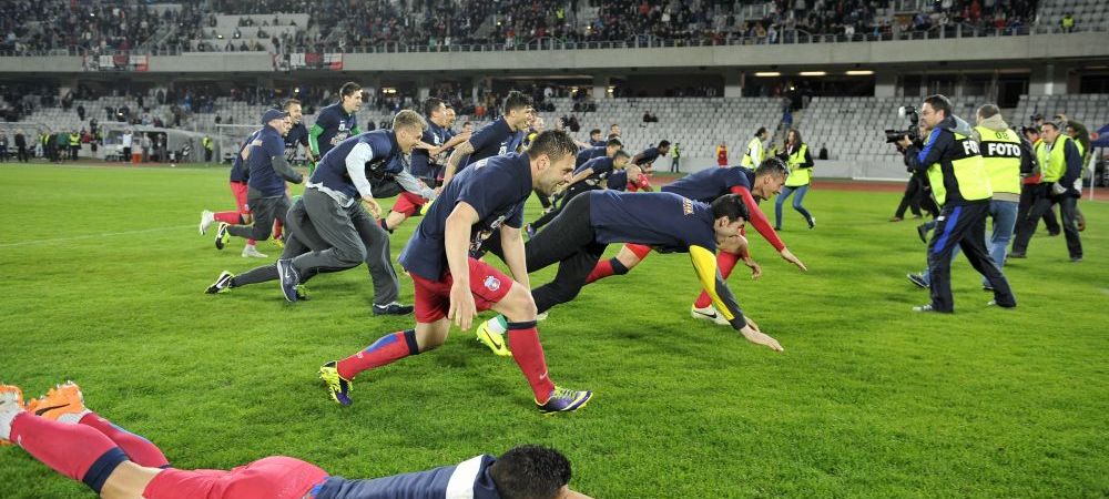 <span style="color:#f00;">Moment superb </span>dupa ce Steaua a castigat TITLUL 25: <span style="color:#f00;">"Dedic acest trofeu viitorului meu copil!"</span> Anuntul facut de un stelist