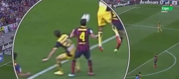 INCREDIBIL! <span style="color:#f00;">Pentru prima data se vede asta la GOLUL ANULAT al lui Messi!</span> Faza care putea sa DUCA TITLUL la Barcelona