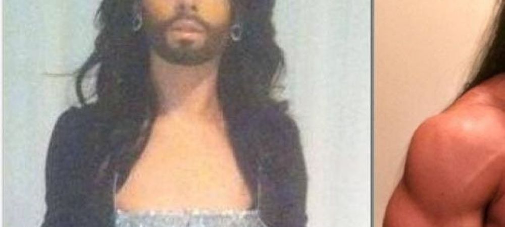 <span style="color:#f00;">"Conchita Wurst s-a apucat de culturism!"</span> Lazar Angelov, culturistul spartan, se tine de poante pe Facebook! Fotografia DEMENTA