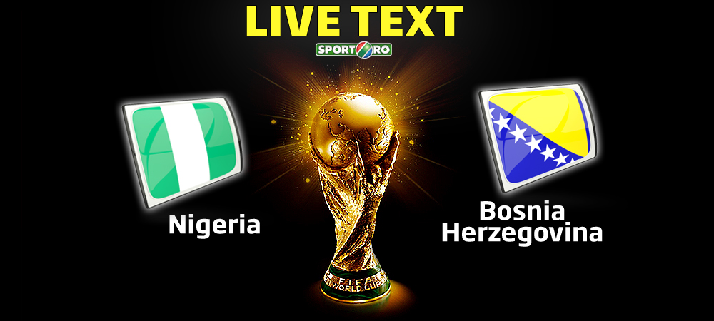 <span style="color:#f00;">Bosnia e OUT de la Mondial: </span>gol valabil furat de arbitru si o bara a lui Dzeko in min 92: <span style="color:#f00;">Nigeria 1-0 Bosnia! REZUMAT</span>