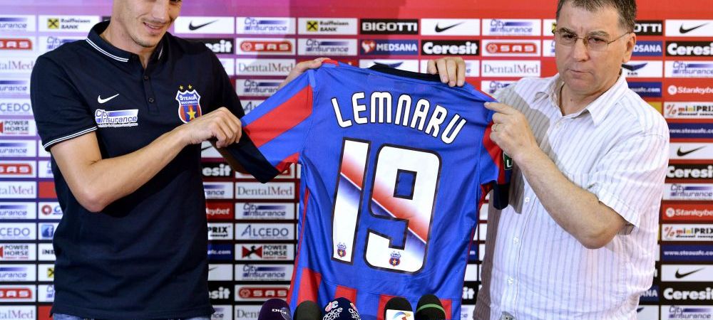 Transfer RATAT? <span style="color:#f00;">Steaua ia in calcul despartirea de Lemnaru,</span> la doar 5 saptamani dupa ce l-a prezentat OFICIAL