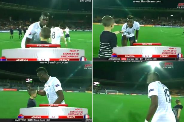 <span style="color:#f00;">I-a cerut tricoul lui Pogba,</span> dar a primit altceva! Reactia GENIALA a acestui pusti