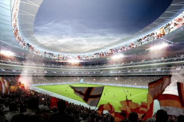 Stadion SENZATIONAL pentru o super echipa din Europa! <span style="color:#f00;">Au aparut primele imagini cu OZN-ul de 60 000 de locuri</span>