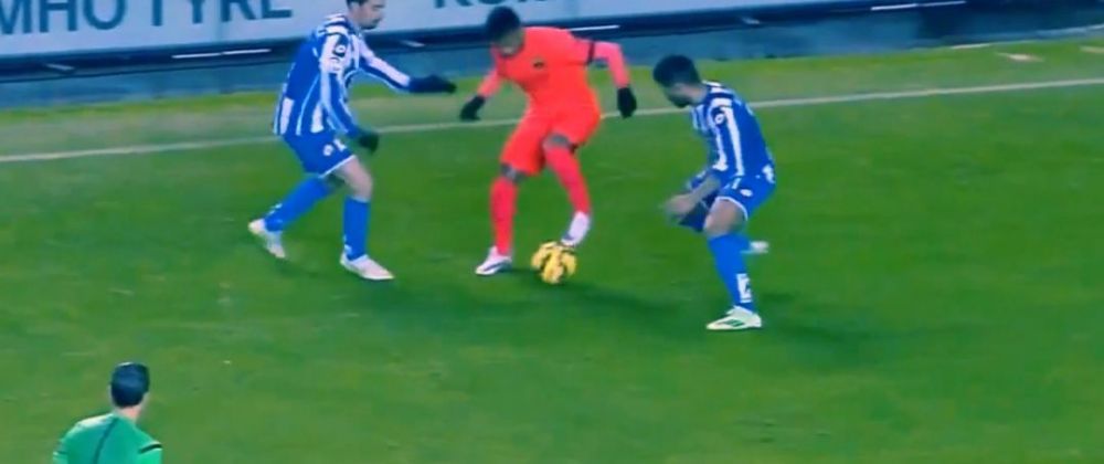 "¡FANTASIA!" <span style="color:#f00;">Super schema lui Neymar din meciul cu Deportivo!</span> Adversarii n-au stiut ce sa ii mai faca! VIDEO