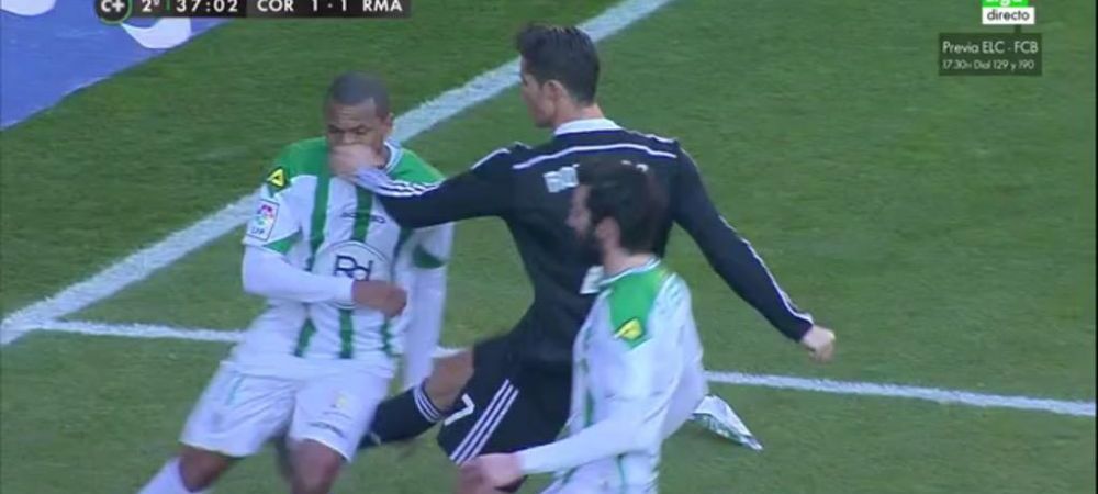 DEZASTRU pentru Cristiano Ronaldo! A fost<span style="color:#f00;"> ELIMINAT</span> dupa ce si-a lovit un adversar!<span style="color:#f00;"> Ce AROGANTA a facut la iesirea de pe teren</span>