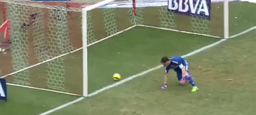 Lui Casillas i-a venit sa IASA de pe teren! <span style="color:#f00;">Moment teribil in Atletico - Real! Ce gol a luat Real</span>