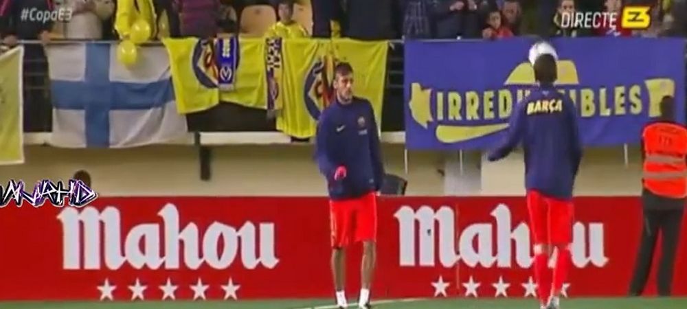 <span style="color:#f00;">LIKE two BOSSES</span> :) Messi si Neymar au facut spectacol fara sa depuna vreun efort! <span style="color:#f00;">Ce faceau la incalzire</span>