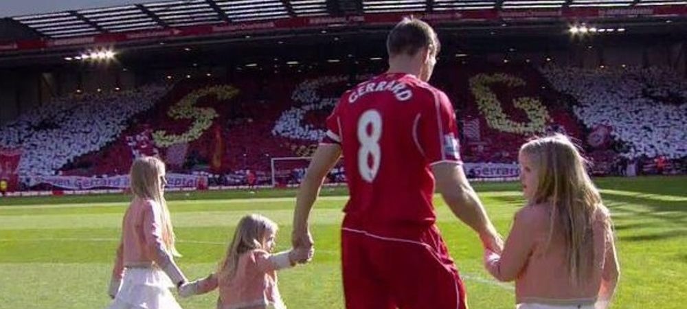 <span style="color:#f00;">LACRIMI PE ANFIELD la despartirea de Steven Gerrard!</span> Atmosfera fantastica la ultimul meci al lui Gerrard ACASA pentru Liverpool