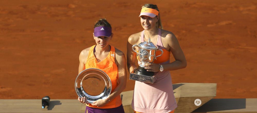 <span style="color:#f00;">Duelul se muta la Roland Garros </span>| Campioana la Roma, Maria Sharapova a urcat peste Simona Halep in topul WTA