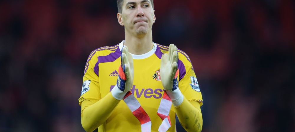 <span style="color:#f00;">Ce ghinion pentru Pantilimon! </span>Eroul lui Sunderland in campionat, Costel nu va putea apara poarta Romaniei cu Irlanda de Nord! Ce a patit