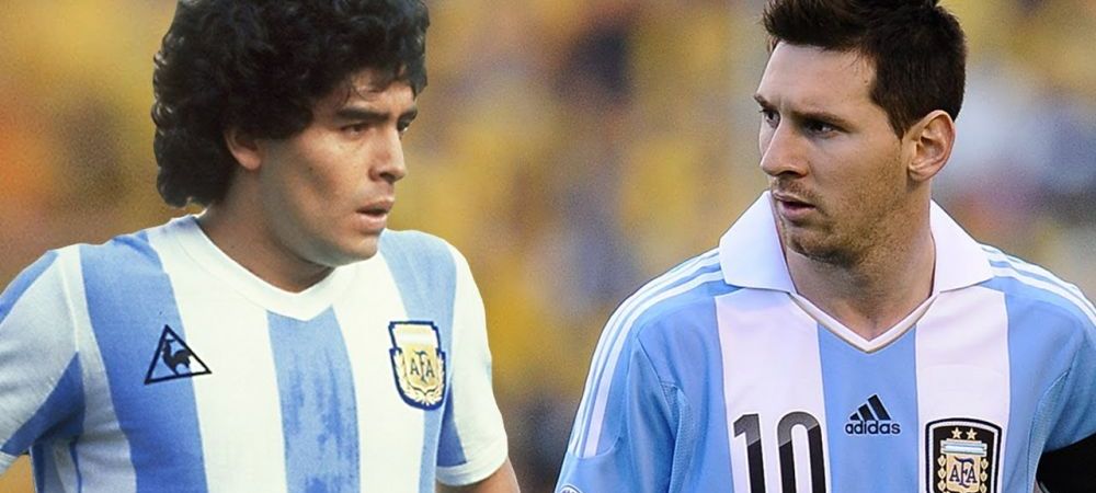 <span style="color:#f00;">Messi sau Maradona? Comparatie TOTALA intre cei doi. </span>Vezi cine a marcat mai mult si cine are mai multe trofee in palmares