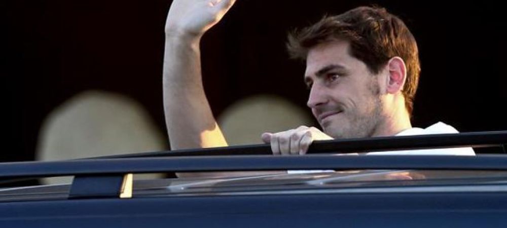 FOTO <span style="color:#f00;">Sute de fani l-au asteptat pe Casillas in Portugalia! </span>Imaginea FABULOASA: cum s-a despatit portarul spaniol de Real Madrid