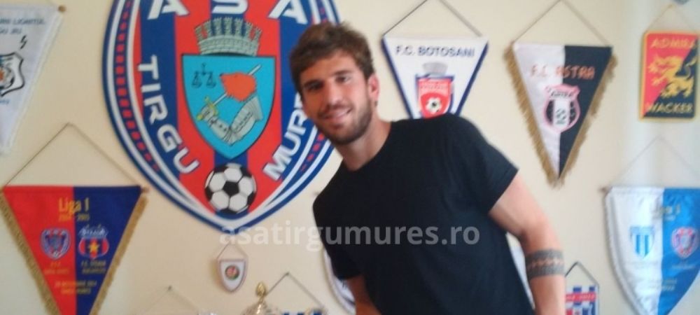 <span style="color:#f00;">Ultimul transfer reusit de ASA Targu Mures!</span> Jucatorul din Argentina rezentat pe site-ul oficial