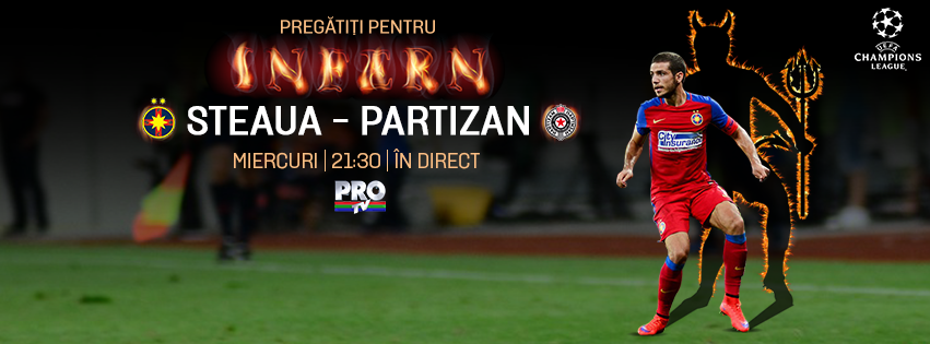 Dubla cu Partizan e IN DIRECT la PRO TV! Drumul spre grupele Ligii trece prin INFERN! Se califica Steaua?
