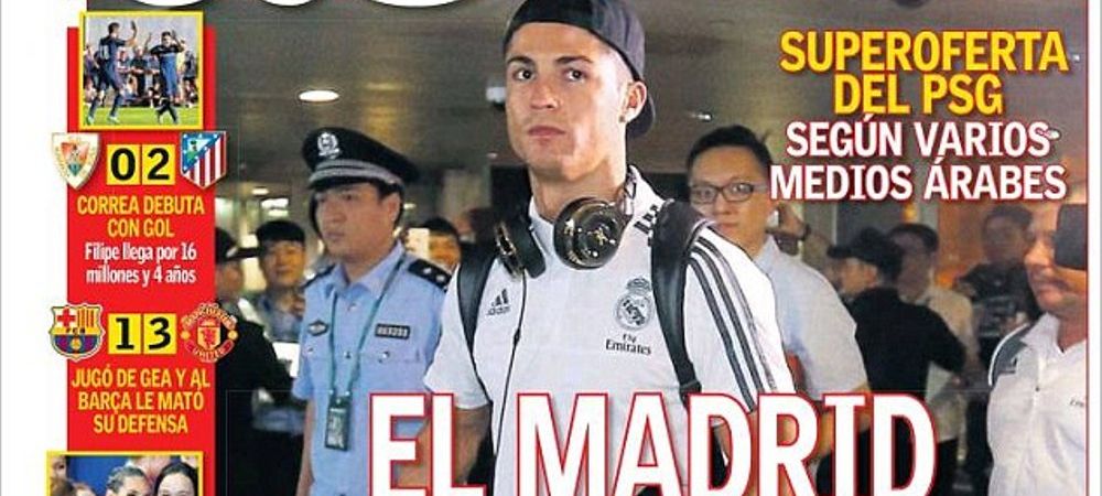 <span style="color:#f00;">Oferta COLOSALA de 120 de milioane</span> de euro pentru Cristiano Ronaldo! Cum a reactionat Real cand a vazut suma