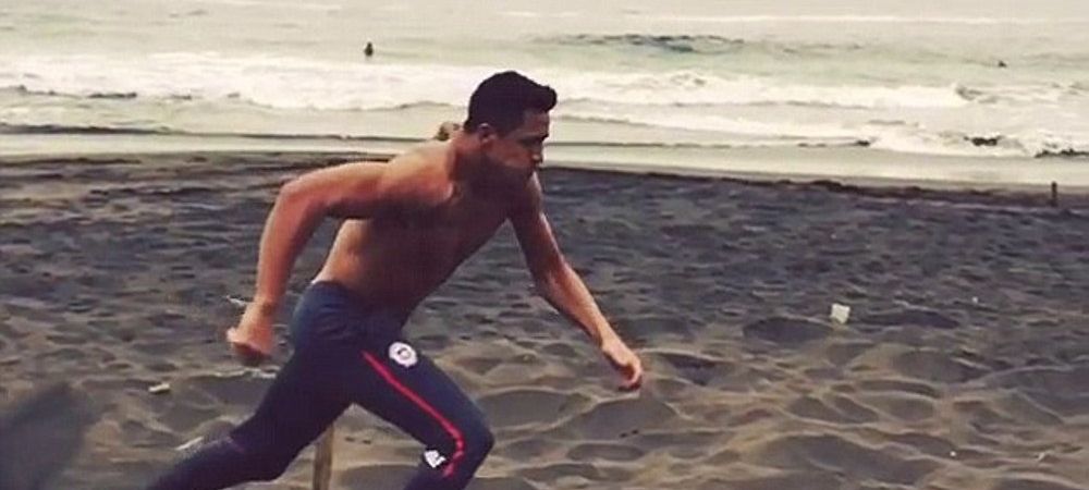 Fizicul incredibil cu care Alexis Sanchez se intoarce la Arsenal din vacanta!<span style="color:#f00;"> Imagini SPECTACULOASE</span>