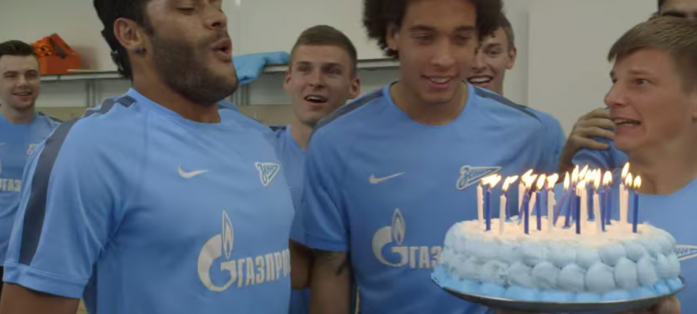 "Hulk, hai sa sufli in lumanari". Brazilianul lui Zenit, inca un clip viral pe internet! <span style="color:#f00;">Ce se intampla in faza imediat urmatoare :)</span>