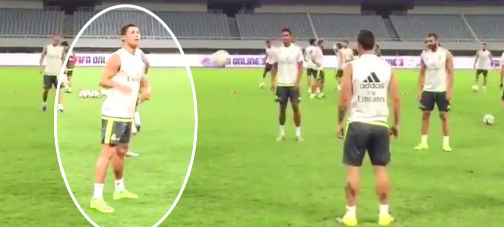 <span style="color:#f00;">Ronaldo i-a innebunit pe chinezi:</span> fanii au inceput sa tipe la un no-look-pass genial in timpul antrenamentului: <span style="color:#f00;">VIDEO</span>