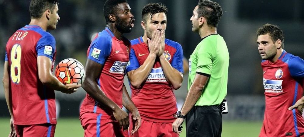 <span style="color:#f00;">Steaua a cerut in mod oficial excluderea celor trei arbitri </span>care au facut praf meciul de la Giurgiu