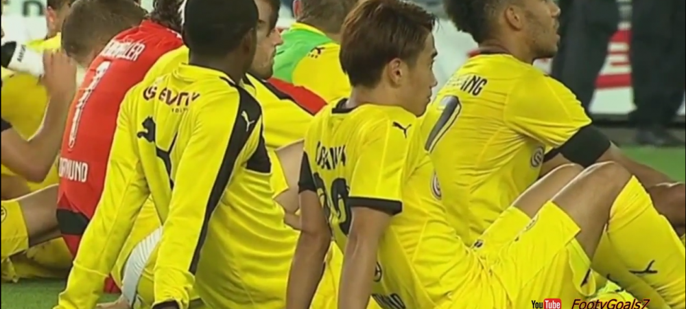 Fanii au facut spectacol dupa ce Borussia a intors 0-3 cu "ciudatii" de la ODD! <span style="color:#f00;">Jucatorii au fost chemati la "ordine" - IMAGINI GENIALE
</span>